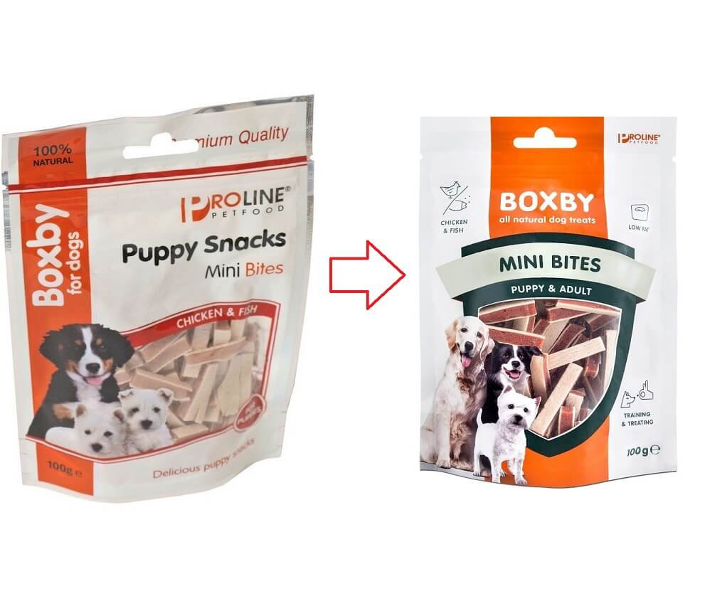 Boxby Mini Bites Snack per cane