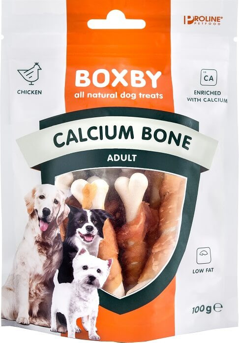 Immagine di 100 g Boxby Calcium Bone snack per cane