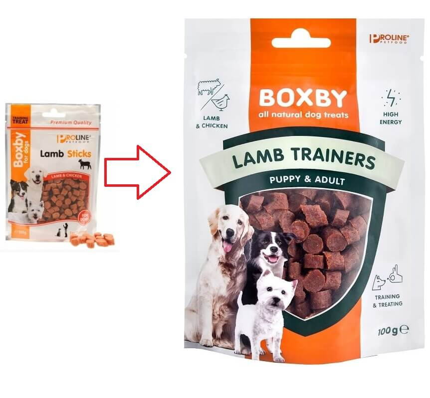 Boxby Lamb Trainers con agnello per cane