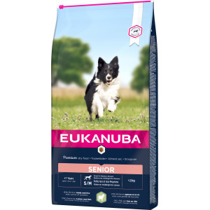Eukanuba Senior Small Medium Lam & Rijst hondenvoer