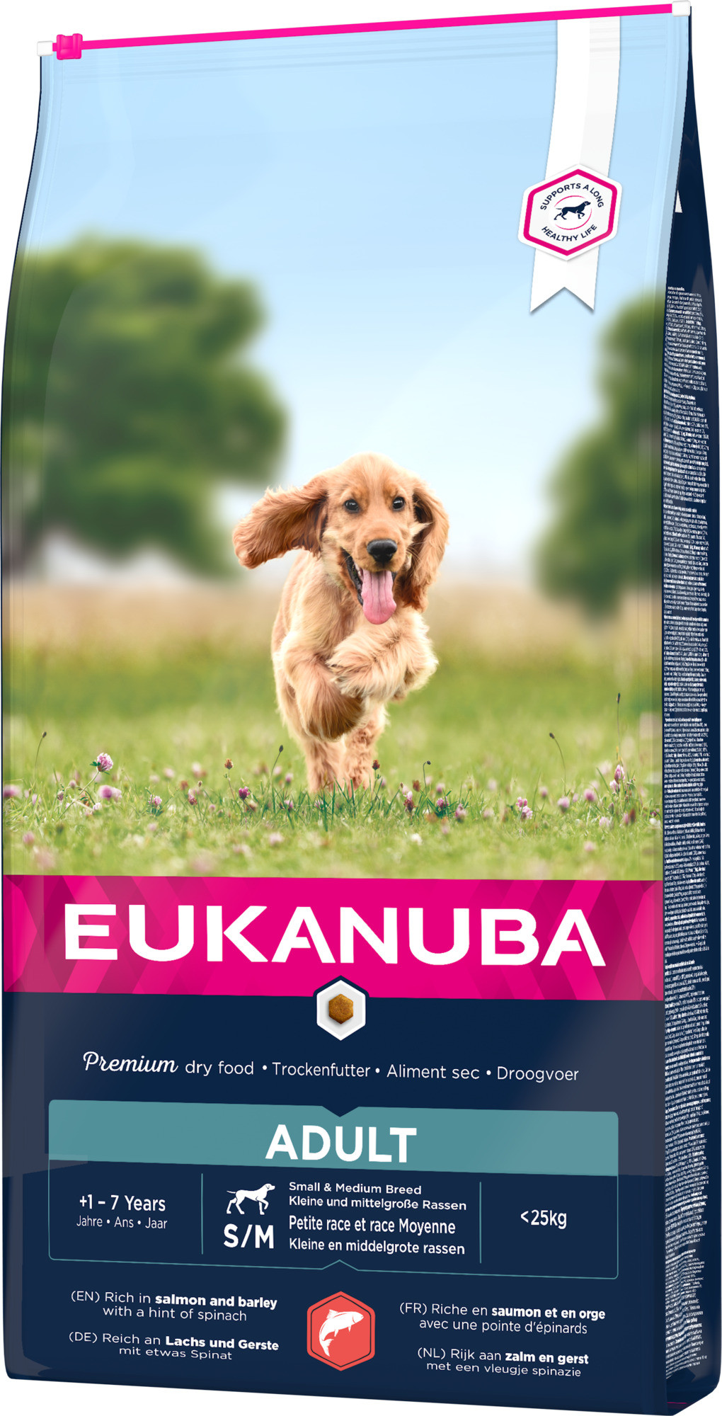 Eukanuba Adult Small Medium Zalm & Gerst hondenvoer