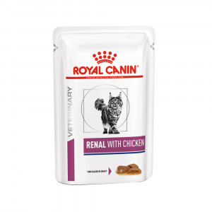 Royal Canin Veterinary Renal con pollo cibo umido per gatto (85 g)