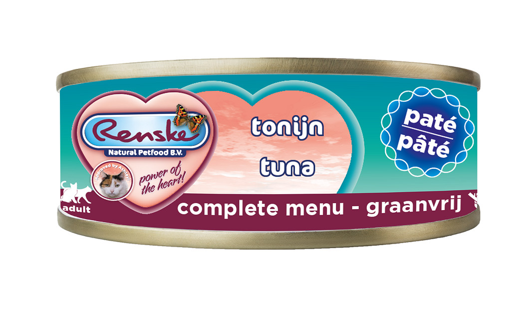 Renske Grain Free paté con tonno cibo umido per gatti (lattine)