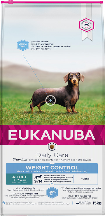 Eukanuba Daily Care Adult Weight Control Piccolo/ Taglia Media per cane