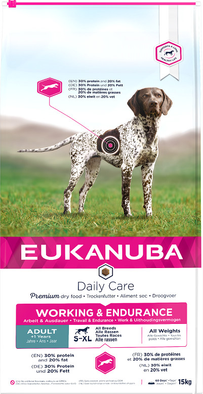 Eukanuba Adult Daily Care Working & Endurance per cane