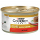 Gourmet Gold Tortini con manzo cibo umido per gatti (85 g)