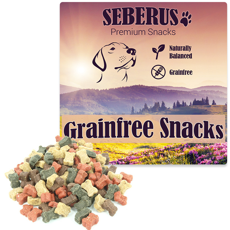 Immagine di 500 g Seberus Snack Miscela Microtrainer senza cereali per cane rammi