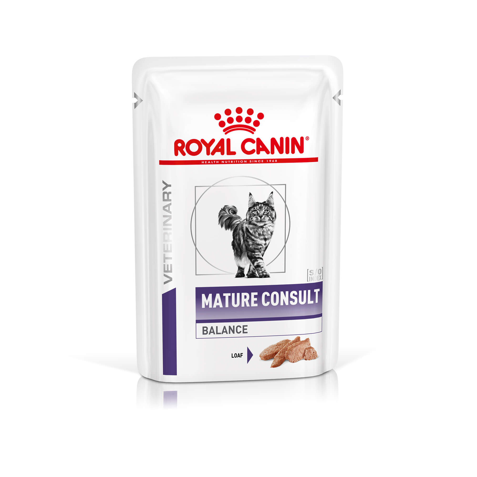 Royal Canin Veterinary Mature Consult Balance Loaf cibo umido per gatto (85 gr)