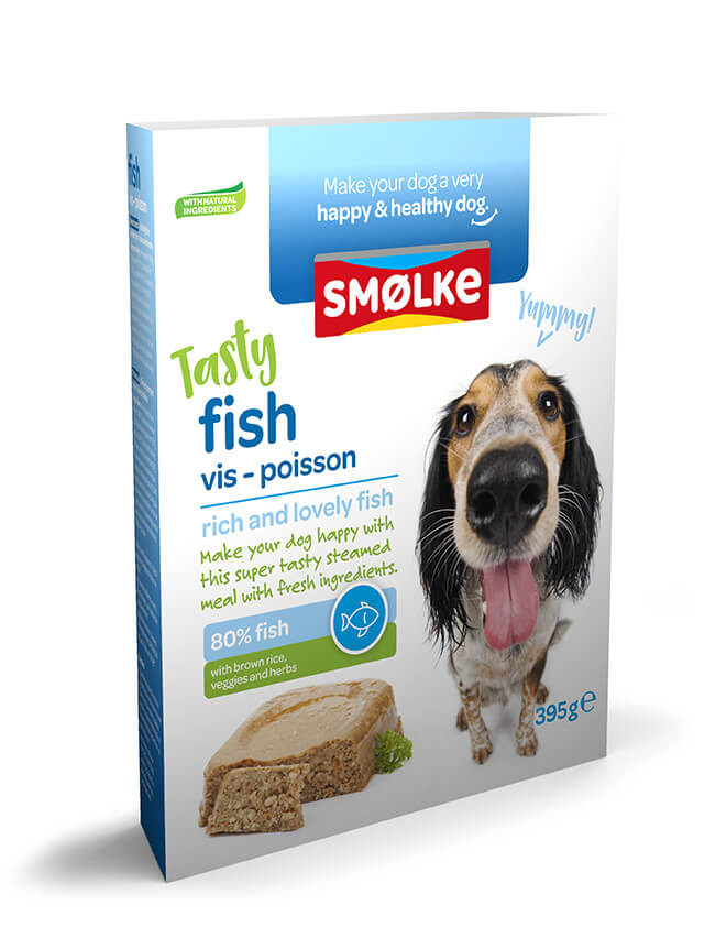 Smølke Tasty Fish vers gestoomde vis nat hondenvoer