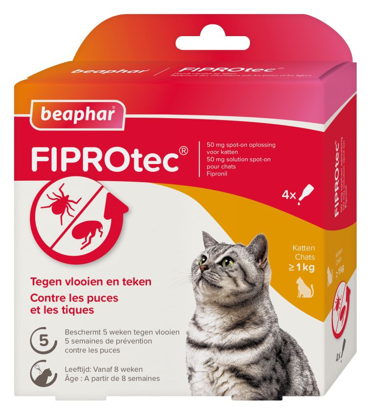 Beaphar Fiprotec spot-on antiparassitario per gatti