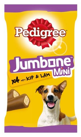 Pedigree Jumbone Mini Kip & Lam Hondensnacks