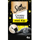 Sheba Creamy Snacks con pollo snack per gatti (4 pezzi)
