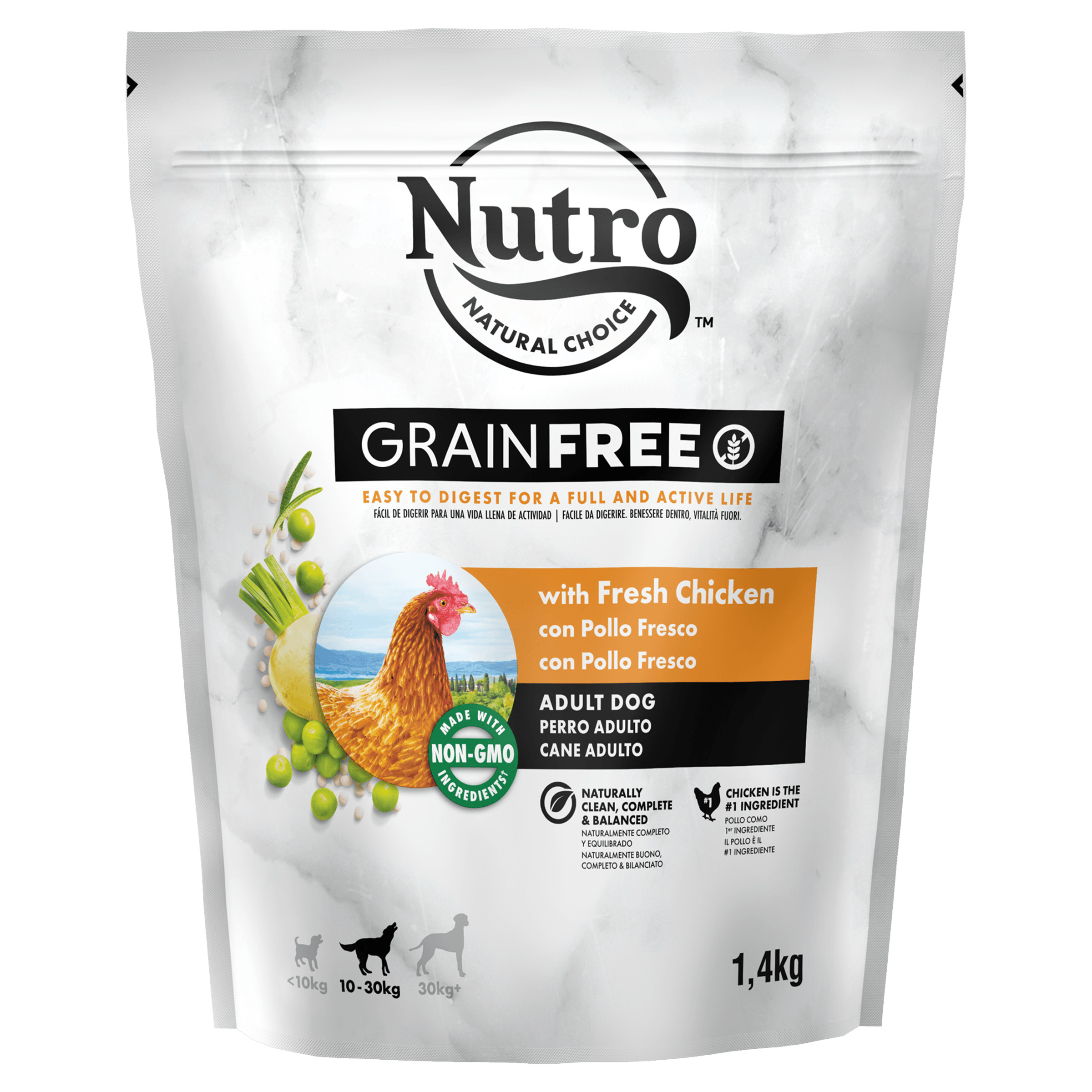 Nutro Grain Free Adult Medium Kip hondenvoer