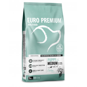 Euro Premium Puppy Medium al pollo e riso per cucciolo