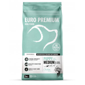 Euro Premium Puppy Medium al pollo e riso per cucciolo