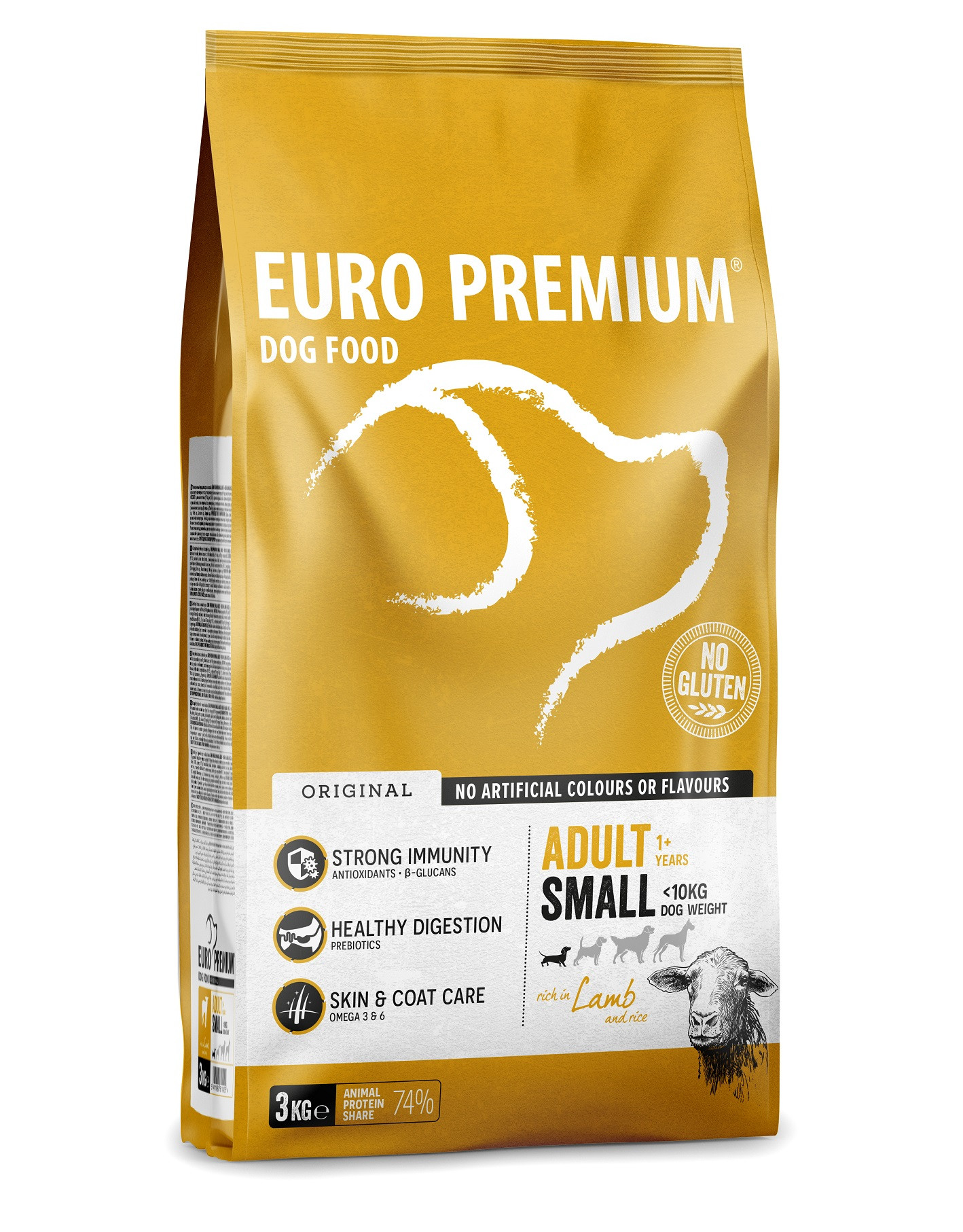 Euro Premium Adult Small con agnello & riso per cane