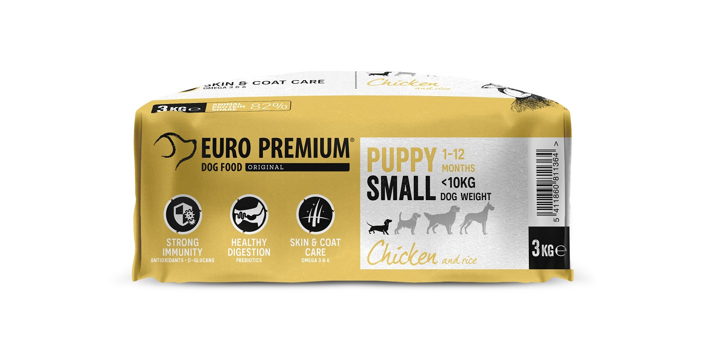 Euro Premium Puppy Small al pollo e riso per cuccioli