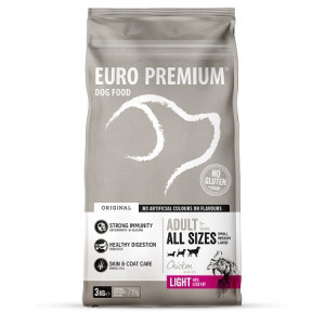 Euro Premium Adult Light chicken & rice hondenvoer