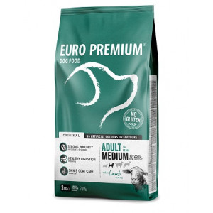 Euro Premium Adult Medium con agnello e riso per cane