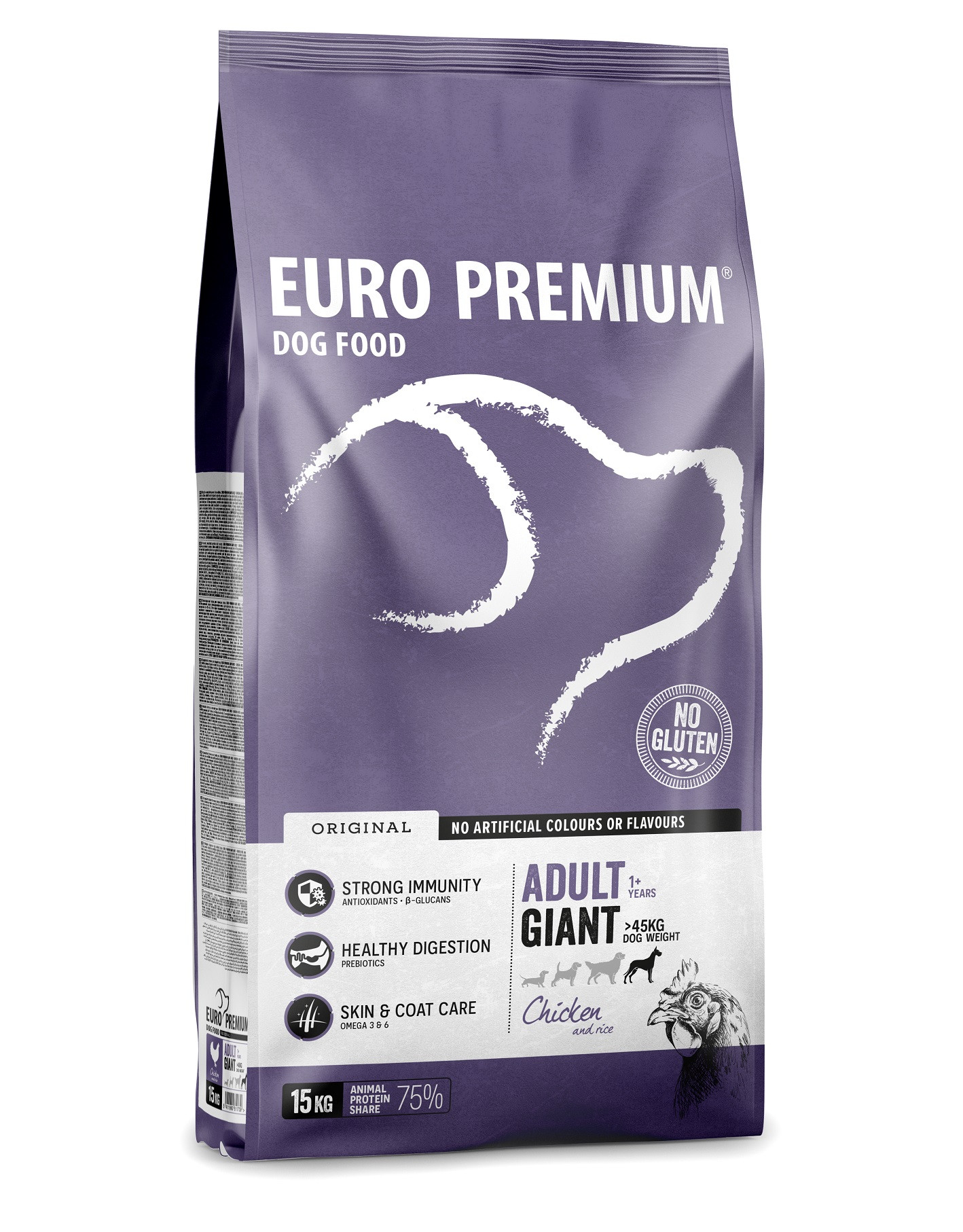 Euro Premium Adult Giant al pollo e riso per cane