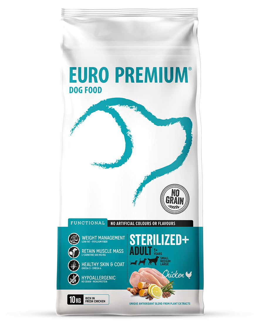 Euro Premium Grainfree Adult Sterilized+ al pollo e patate per cane