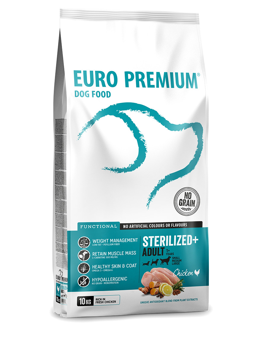 Euro Premium Grainfree Adult Sterilized+ al pollo e patate per cane