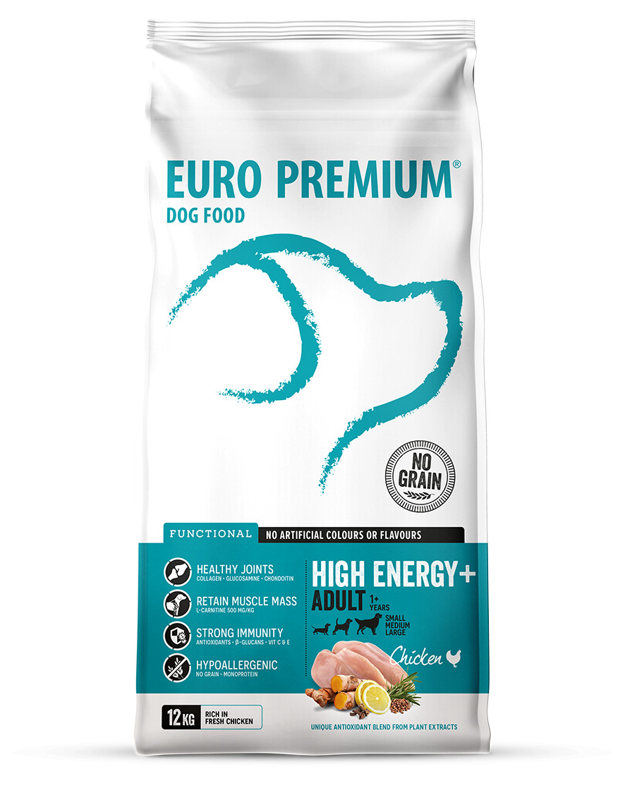 Euro Premium Grainfree Adult High Energy+ al pollo & patate per cane