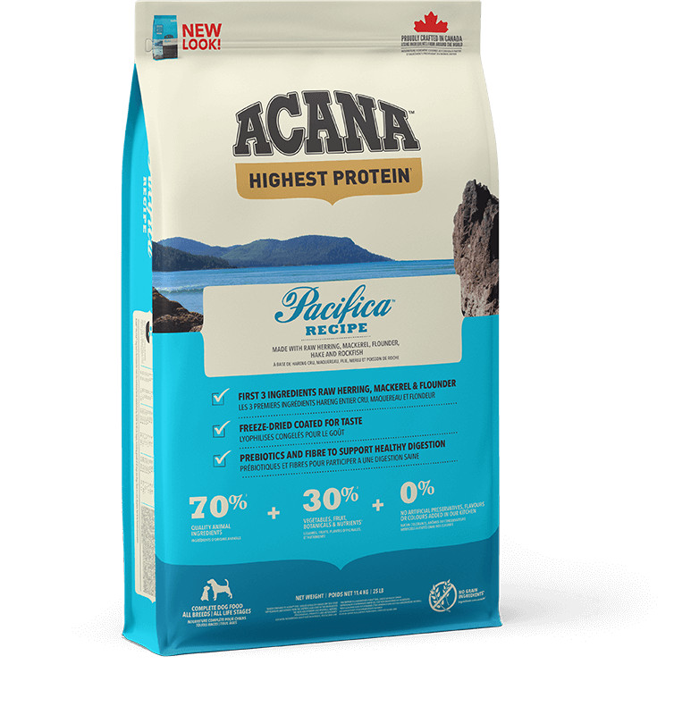 Acana Highest Protein Pacifica per cane