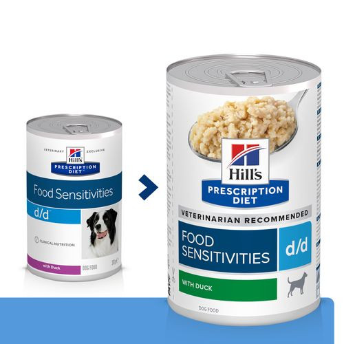 Hill's Prescription D/D Food Sensitivities con anatra per cane 370 g