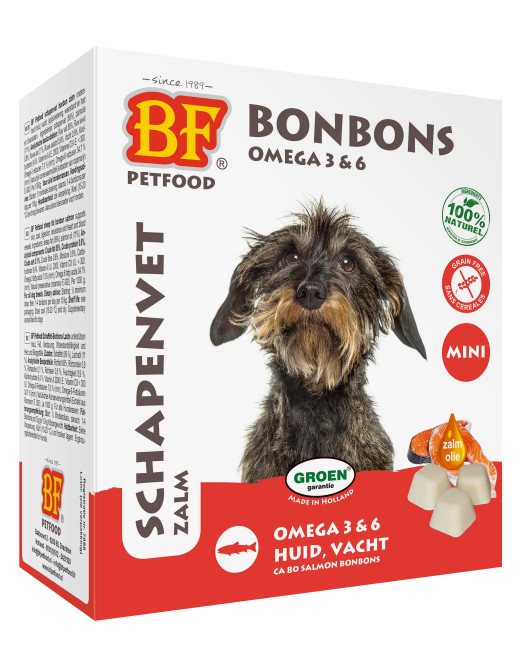 BF Petfood Mini Bonbon grassi di pecora con salmone