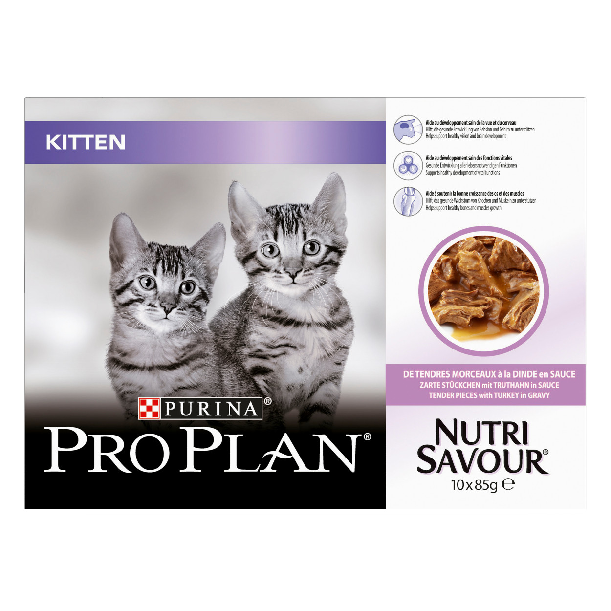 Pro Plan Gattino Tacchino in Salsa bustine – 10 x 85 gr
