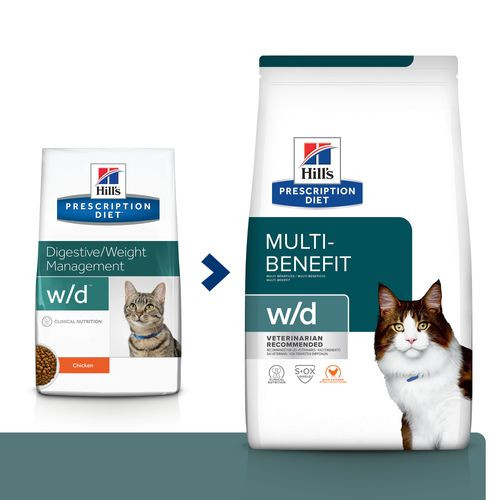 Hill's Prescription W/D Digestive Weight Management per gatto