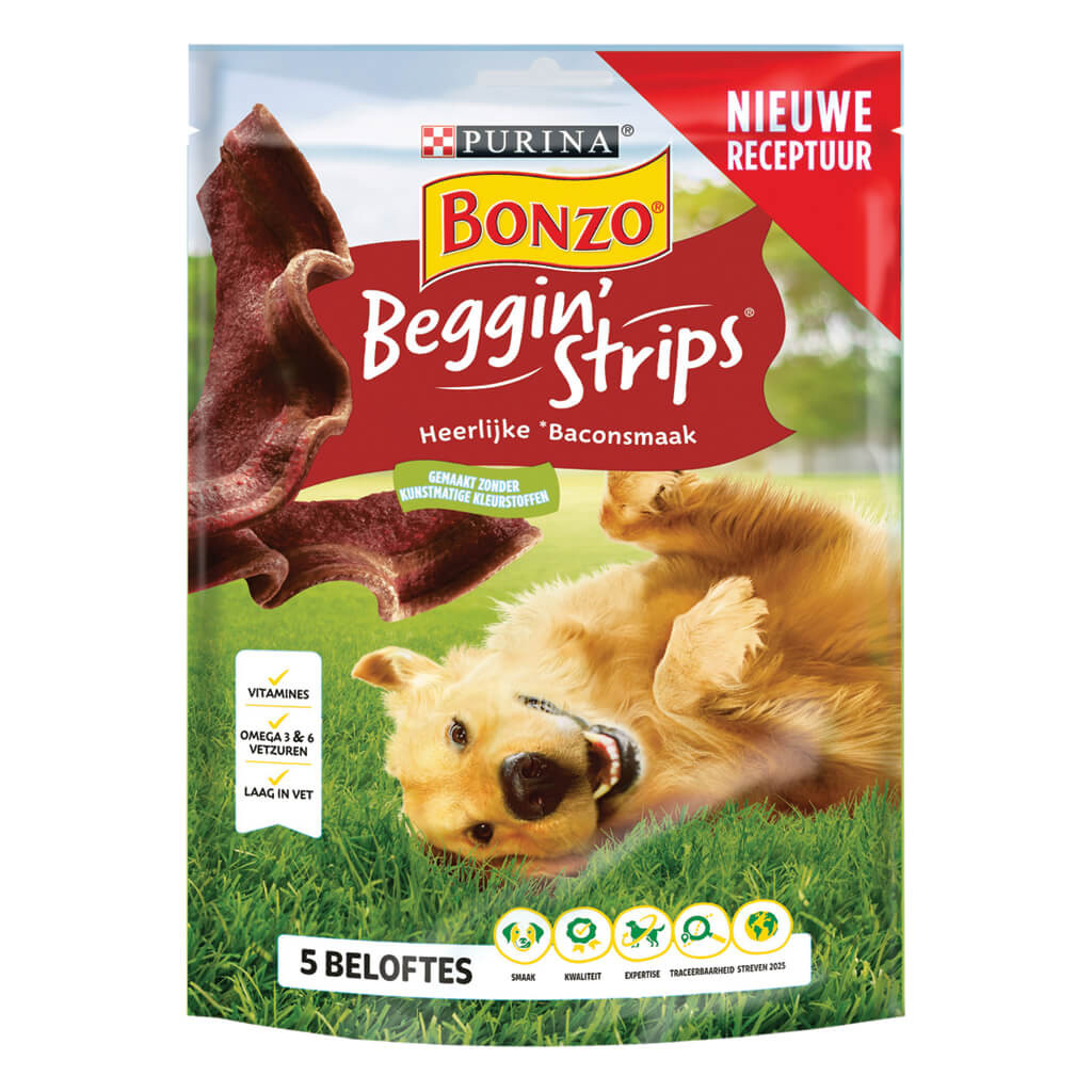 Purina Bonzo (Friskies) Beggin' Strips snack per cani