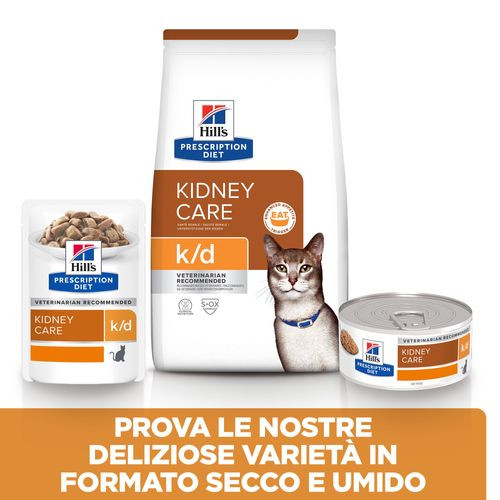 Hill's Prescription K/D Kidney Care con pollo per gatto (bustine)