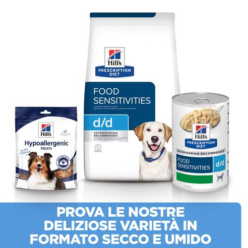 Hill's Prescription Diet D/D Food Sensitivities con anatra e riso per cani