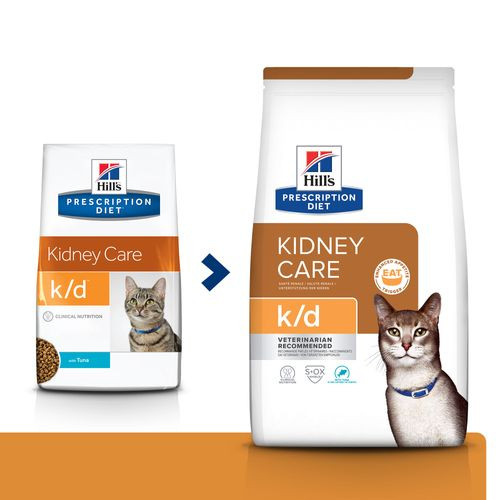 Hill's Prescription Diet K/D Kidney Care con pollo per gatti