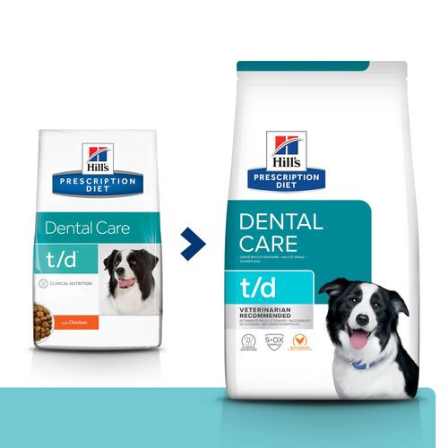 Hill's Prescription Diet T/D Dental Care con pollo per cani