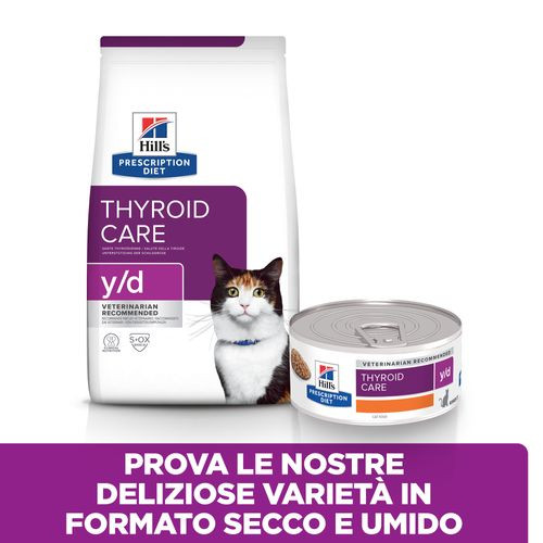 Hill’s Prescription Diet Y/D Thyroid Care per gatto