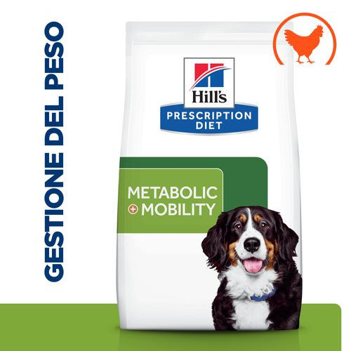 Hill's Prescription Metabolic+Mobility Weight+Joint con pollo per cane