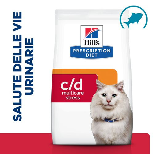 Hill's Prescription Diet C/D Multicare Stress Urinary Care con pesce per gatti