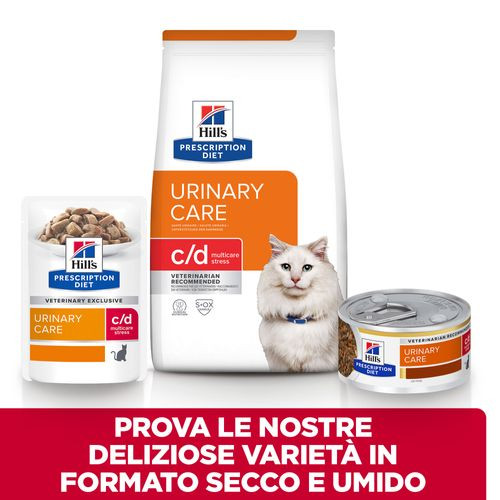 Hill's Prescription Diet C/D Multicare Stress Urinary Care con pesce per gatti