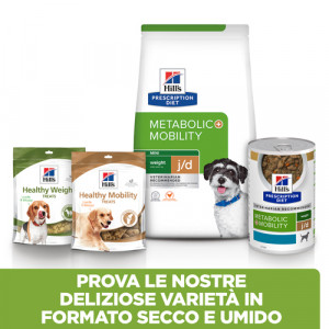 Hill's Prescription Diet J/D Weight Metabolic + Mobility Mini con pollo per cane