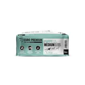 Euro Premium Puppy Medium al pollo e riso per cucciolo