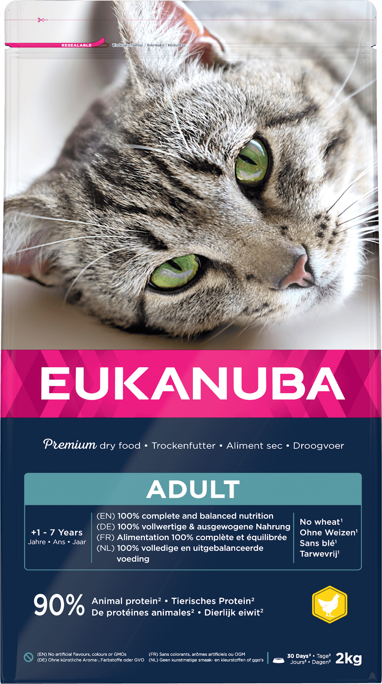 Eukanuba Adult al pollo per gatto