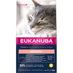 Eukanuba Senior al pollo per gatto
