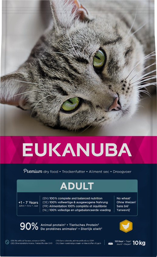 Eukanuba Adult al pollo per gatto