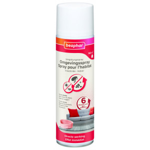 Spray antipulci per ambienti e tessuti AMP 2 CL - per casa 500ml - per  interni ed esterni - Disinfestazione antizecche