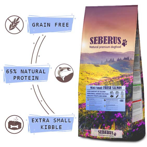 Seberus Mini/Small Fresh Salmon - natuurlijk graanvrij hondenvoer