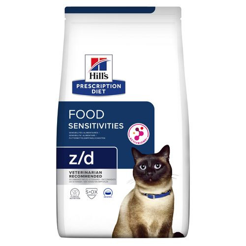 Immagine di 3 x 6 kg Hill's Prescription Diet Z/D Food Sensitivities per gatti