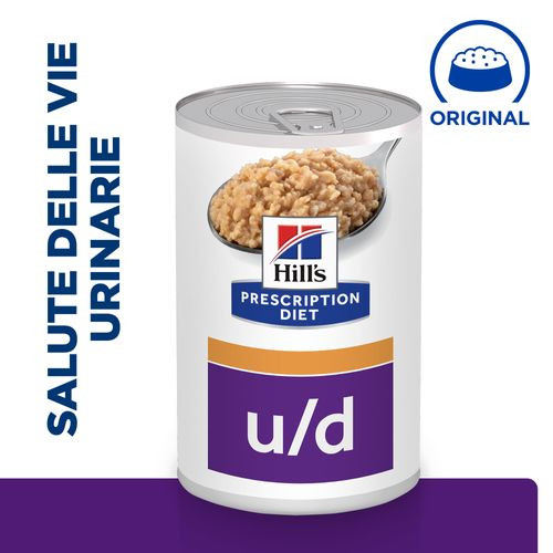 Hill's Prescription Diet U/D Urinary cibo umido per cani (lattine) 370 g